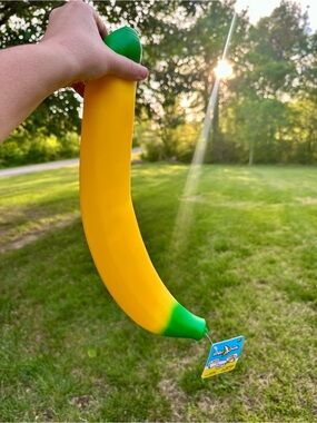 Sunny Days Toymendous Jumbo Banana Squish- viral squishy. Ships FAST!